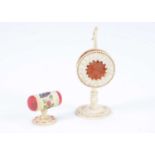 19th century bone sewing pieces,