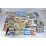 Very Lge qty of 1/72 & 1/35 plastic kits & figures by Airfix Hasegawa Revell Academy Hat Pegasus & o