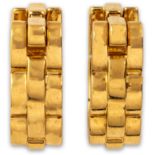 CARTIER, A PAIR OF 'MAILLON PANTHÈRE' GOLD CUFFLINKS