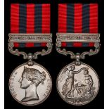 The India General Service Medal awarded to Lieutenant-Colonel J. L. W. Ffrench-Mullen, C.S.I., C.I.