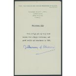 Great Britain, Military, Montgomery of Alamein (1887-1976), 1948-1971 Correspondence from Field...