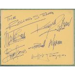 Great Britain, The Rolling Stones, 1964 Autograph book kept by Lesley McNally of Bedford, with ...