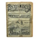 WEST BROMWICH ALBION VERSUS CHELSEA 1919/20 FOOTBALL PROGRAMME, 1/5/1920, THIS WAS WEST BROM'S