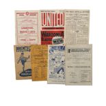 COLLECTION OF MANCHESTER UNITED 1946/47 AWAY FOOTBALL PROGRAMMES, LIVERPOOL 3/5/1947 (GOOD),