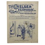 CHELSEA VERSUS SUNDERLAND 1908/09 FOOTBALL PROGRAMME, 12/10/1908, ALSO COVERS CRYSTAL PALACE SOUTH