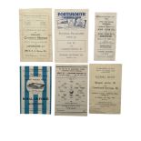 X6 WAR-TIME/ ARMY FOOTBALL PROGRAMMES, RAF XI V BOB FINCH SELECT 10/5/1945 AT HEDNESFORD,