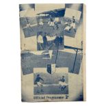 LEEDS UNITED VERSUS CHELSEA 1946/47 FOOTBALL PROGRAMME, 18/1/1947. SPINE REPAIRED CHANGES.