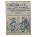 1935 FA AMATEUR CUP FINAL FOOTBALL PROGRAMME, BISHOP AUCKLAND VERSUS WIMBLEDON, AT CHELSEA, 20/4/