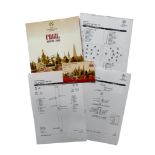 2008 CHAMPIONS LEAGUE FINAL MANCHESTER UNITED VERSUS CHELSEA FOOTBALL TICKET & PROGRAMME,