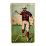 N284 GOLD COIN BASEBALL TRADE CARD, KEEFE, PITCHER, N.Y.