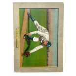 1911 TURKEY RED BASEBALL CABINET CARD, TIM JORDAN, BROOKLYN, CHECKLIST BACK.