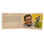 1965 BANCROFT GIANTS OF SPORT II TRADE CARD BOOKLET, COVERING VARIOUS SPORTS, BABE RUTH (USA,
