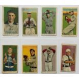 T212 OBAK BASEBALL TRADE CARDS, 8 EXAMPLES, BACKS VARY, SAN FRANCISCO, OAKLAND, LOS ANGELES.