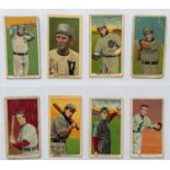 T212 OBAK BASEBALL TRADE CARDS, 8 EXAMPLES, BACKS VARY, VERNON, OAKLAND, LOS ANGELES, SACRAMENTO.