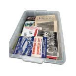 A LARGE MISCELLANY OF SPORTING EPHEMERA & MEMORABILIA, 25kg+, TRADE CARDS, PROGRAMMES,