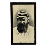 F&J. SMITH'S CRICKET CIGARETTE CARD, W.G. GRACE, RED BACK.