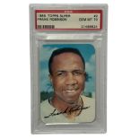 1969 TOPPS SUPER FRANK ROBINSON BASEBALL CARD, PSA GEM MT 10, #2.