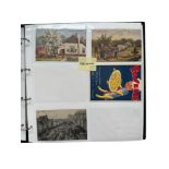 COLLECTION OF POSTCARDS, 280+, ADVERTISING CARDS, HIGH CHOCOLATE CONTENT, COUNTRIES A-F, SOME