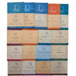 COLLECTION OF 1948 LONDON OLYMPICS PROGRAMMES, 16 PROGRAMMES, FOOTBALL SEMI-FINAL, ATHLETICS,