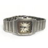 A Cartier automatic watch ,seen working.