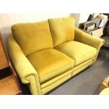 A Parker Knoll two seater Sofa. 166cm wide , 95cm long, 80cm tall