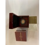 2020 Half  Elizabeth II half-Sovereign. With case. Includes specifications/ proof of authenticity