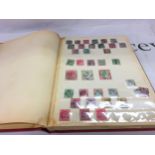 A stamp album of Indian stamps used and mint