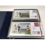 A collection of 9 assorted stamp albums