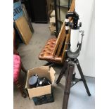 A white telescope and explore the moon telescope (2) NO RESERVE