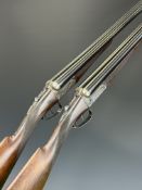 Pair of Holland & Holland 12 bore side by side ejector shotguns each with named and engraved