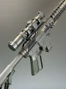 Southern Gun Company (SGC) lever-action assault style rifle with chequered composite pistol grip,