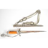 Third Reich / Nazi German Army (Heer) dress dagger, with 25.5cm blade, Anton Wingen Jr Solingen,