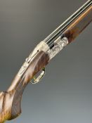 Beretta 686 Silver Pigeon I 12 bore over and under ejector shotgun with engraved scenes of birds