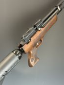 Kral Puncher NP-02 .177 PCP carbine air rifle with textured pistol grip, multi- shot magazine,