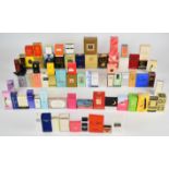 Collection of boxed designer or collectable scent bottles, some with advertising interest