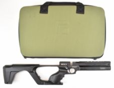 Reximex Mito S .177 PCP target air pistol/ rifle with removable stock, shaped and textured grip,