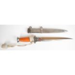Third Reich / Nazi German Red Cross / Social Welfare (DRK) official's / leader's dagger, the plain