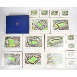 [Football memorabilia] 1966 World Cup set of eight official vintage placemats and coasters featuring