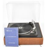 Garrard SP25 single record player / turntable, with original instruction manual.