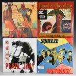 Nine Post Punk / New Wave LPs comprising Pearl Jam, Iggy Pop, Iggy Pop and David Bowie, Scritti