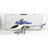 Align T-Rex 450SE electric powered radio controlled pro helicopter, constructed with accessories,
