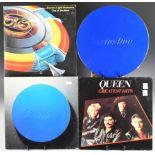 Approximately fifty eight LPs. Rock / Pop / Soul etc. two Status Quo Box Sets including Round Blue