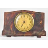 Michelin Tyres advertising desk clock with Bibendum and named Michelin to the dial, in a faux