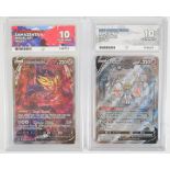 Pokémon TCG - Two Sword & Shield 'Crown Zenith' 2023 special art cards comprising Zalcian V GG48/