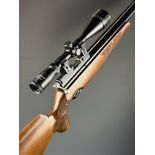 Air Arms S410 Classic .22 PCP air rifle with chequered semi-pistol grip and forend, raised cheek