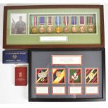 British Army Gloucestershire Regiment medal group of eight, consigned for auction by the medal