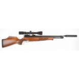 Air Arms S400 Classic.22 PCP air rifle with chequered semi-pistol grip and forend, raised cheek
