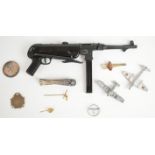 Militaria and aviation items to include a British Overseas Airways Corporation (BOAC) 9ct gold