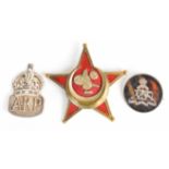 Turkish / Ottoman Empire WW1 Gallipoli Star / Turkish War Medal (Harp Madalyası) with maker's mark