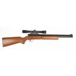 Sharp Innova II Japanese .22 under lever air rifle with semi-pistol grip, adjustable sights and